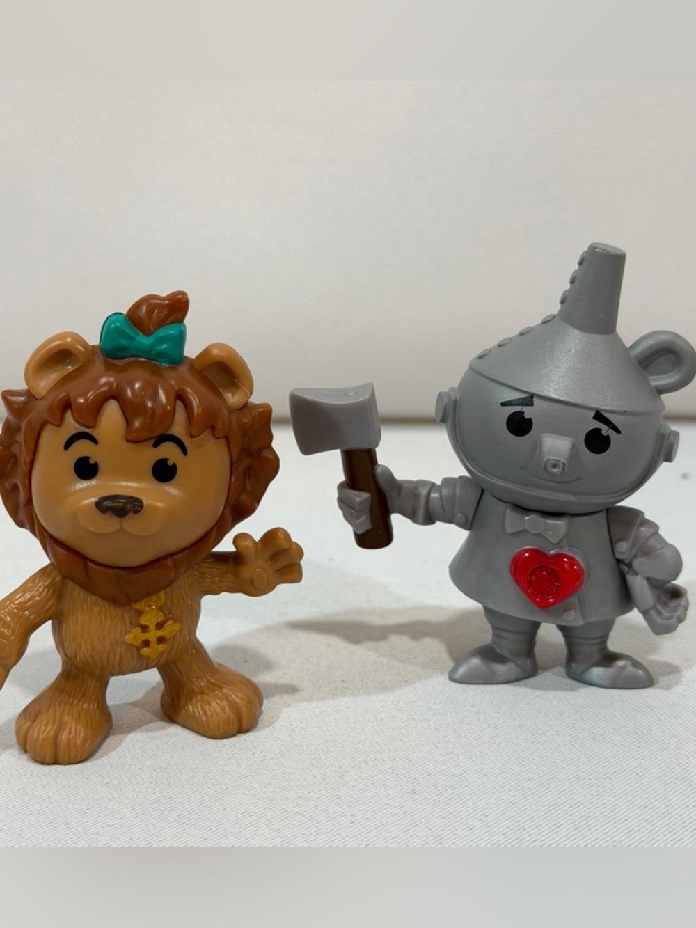 McDONALDS HAPPY MEAL TOYS Tin Man And Lion 2013 WIZARD OF OZ 75TH Anniversary